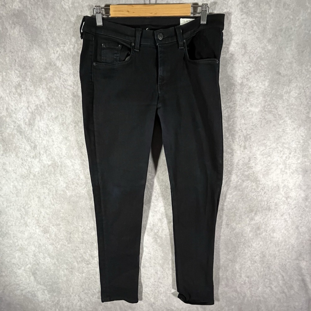 Rag & Bone Skinny Jeans Women 30 Black Coal W1502K520 Stretch Denim MiNimalist